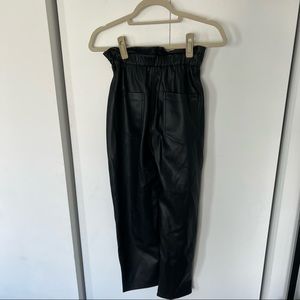 Zara Patent leather joggers